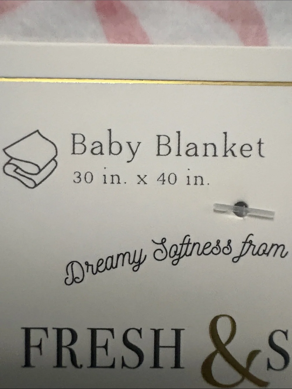 Pink Strawberry Sherpa Baby Blanket